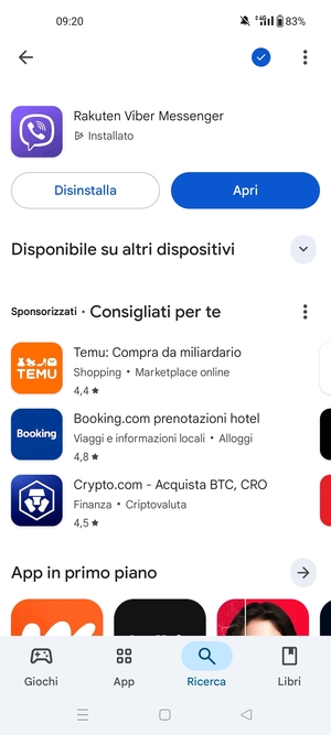 Seleziona Apri