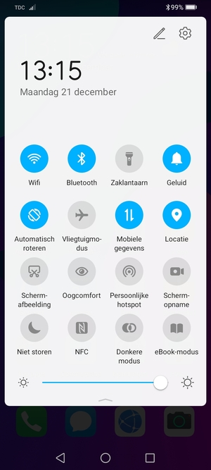 Schakel Wifi en Bluetooth uit
