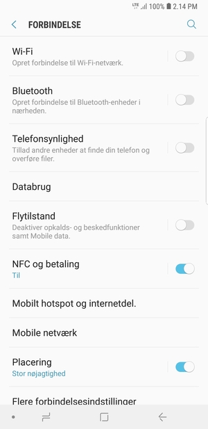 Vælg Mobile netværk