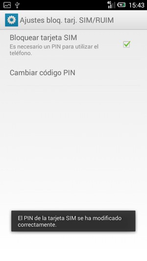 Su PIN de la tarjeta SIM ha sido cambiado