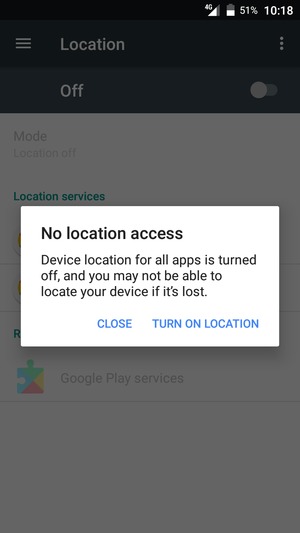 Select CLOSE
