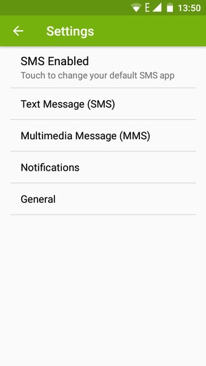 Select Text Message(SMS)