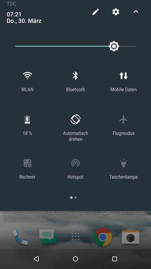Schalten Sie WLAN und Bluetooth aus