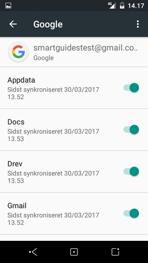 Vælg Menu-knappen