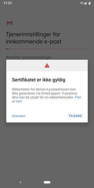 Velg Avansert