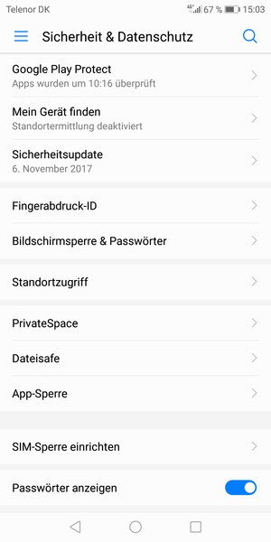 Wählen Sie SIM-Sperre einrichten