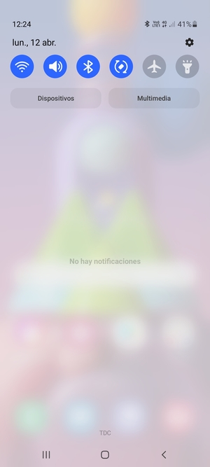 Deslice hacia abajo el menú superior de nuevo