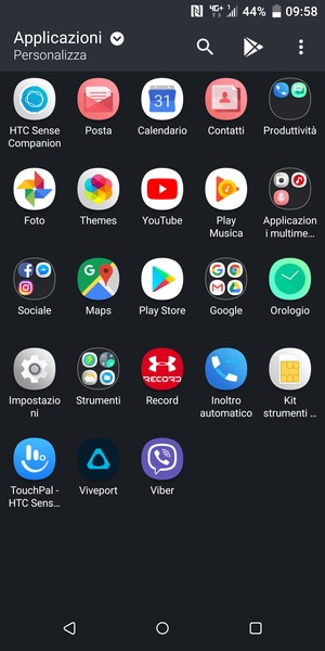 Seleziona Impostazioni