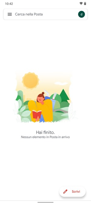 Il tuo account è pronto per l'uso