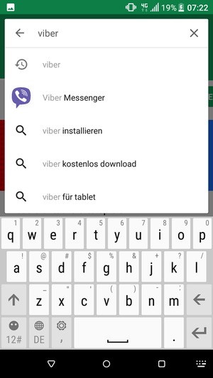Geben Sie den Namen der App ein und wählen Sie Enter