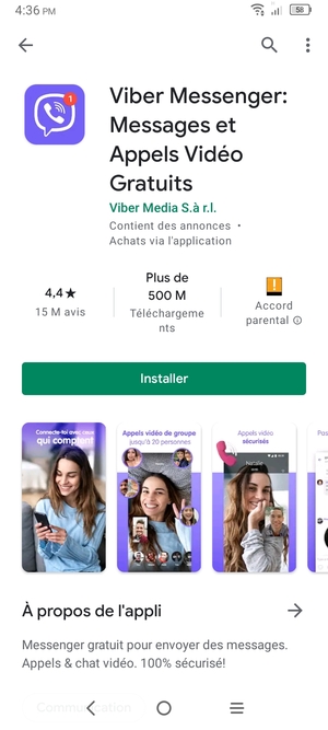 Sélectionnez Installer