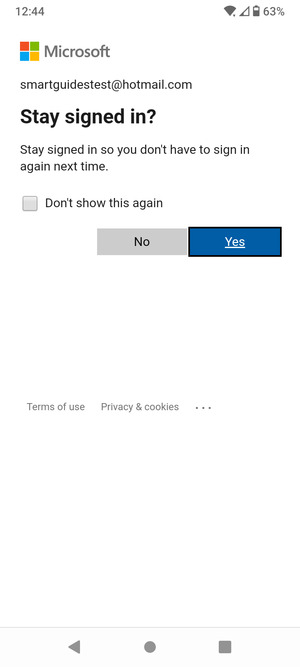 Select your preferred option