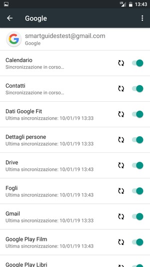 I tuoi contatti di Google verranno ora sincronizzati con il tuo telefono