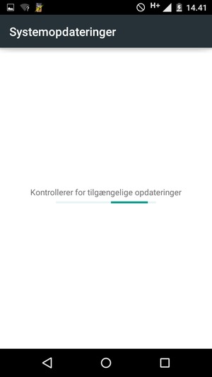 Afvent at søgningen er afsluttet