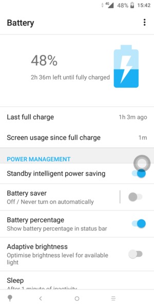 Turn on Battery saver