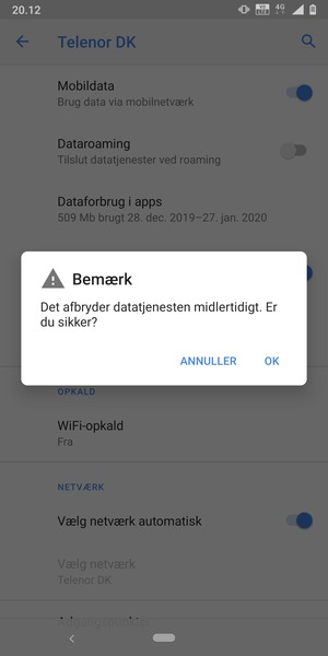 Vælg OK