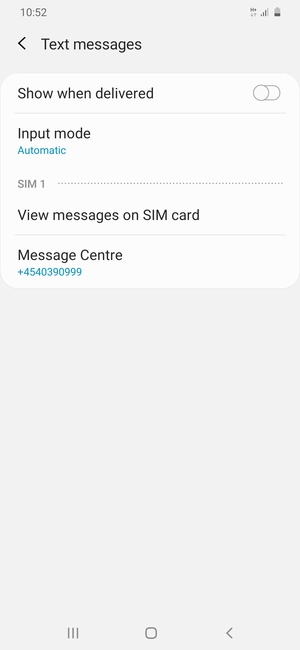 Select Message Centre