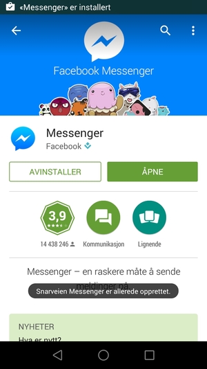 Velg ÅPNE