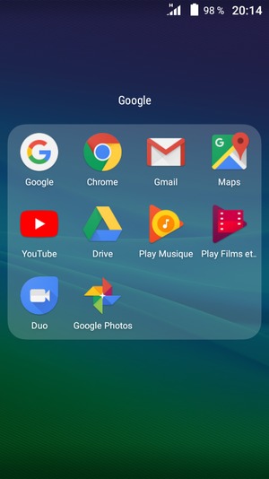 Sélectionnez Gmail