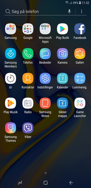 Vælg Samsung
