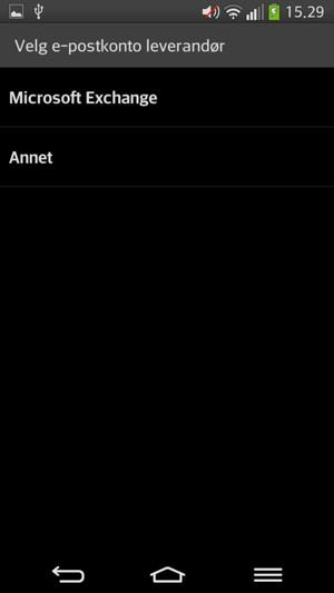 Velg Annet