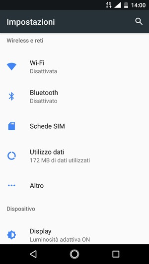 Seleziona Altro