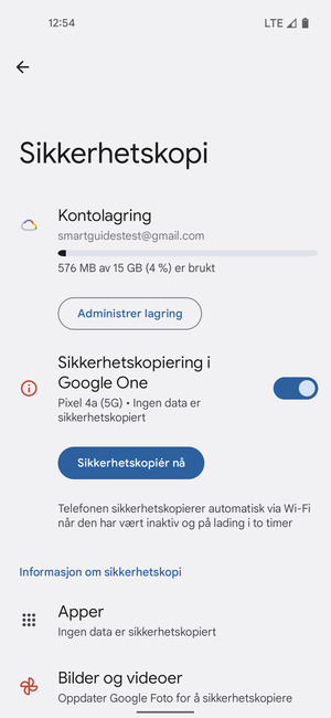 Velg Kontolagring