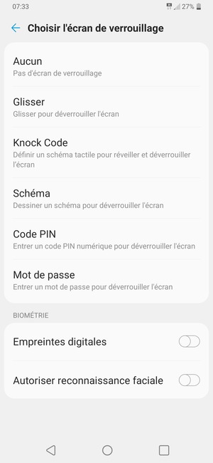 Sélectionnez Schéma