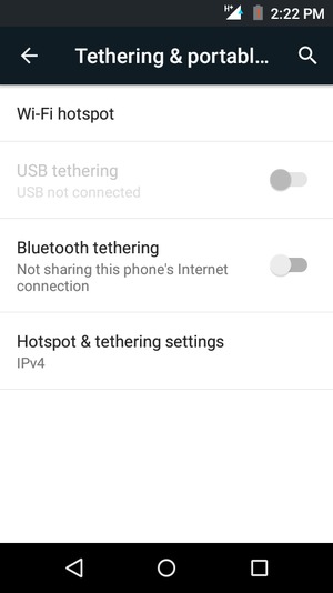 Select Wi-Fi hotspot