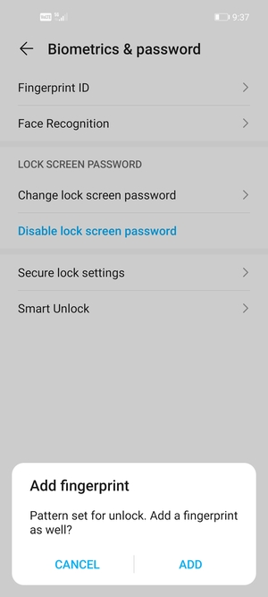 Select CANCEL