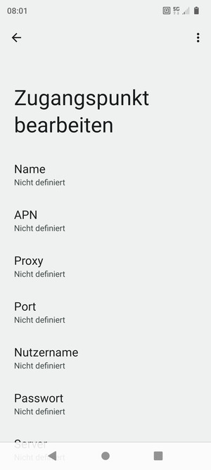 Geben Sie MMS-Informationen ein