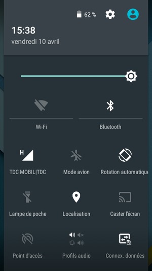 Désactiver le Bluetooth et le Localisation