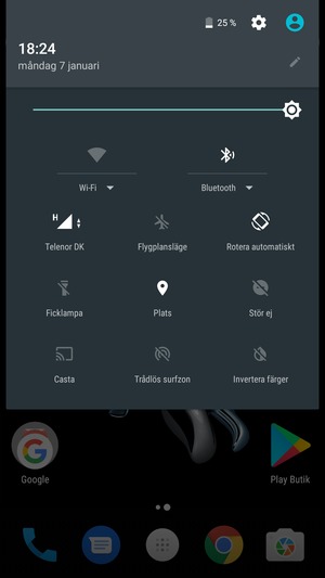 Stäng av Wi-Fi och Bluetooth