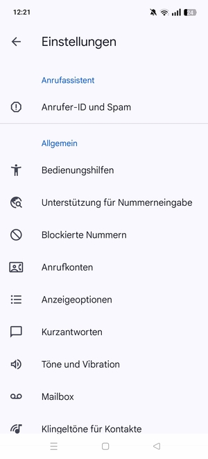 Wählen Sie Mailbox