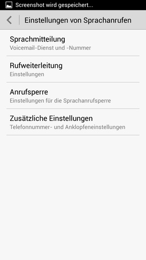 Wählen Sie Sprachmitteilung