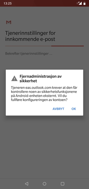 Velg OK