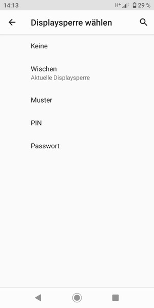 Wählen Sie Muster