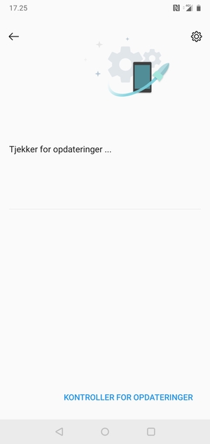 Afvent at søgningen er afsluttet