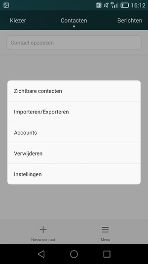 Selecteer Importeren/Exporteren