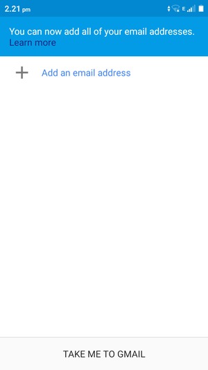 Select Add an email address