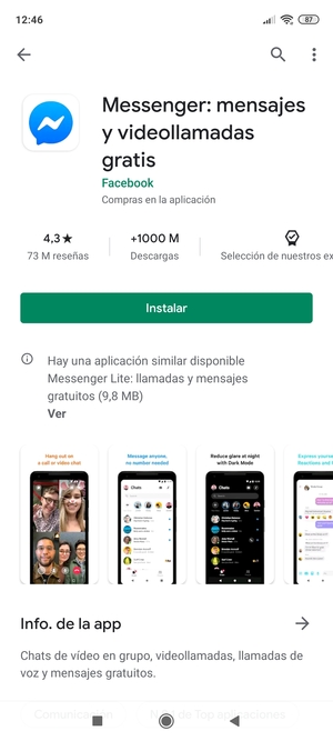 Seleccione Instalar