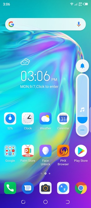 Select Sound to change to vibration mode