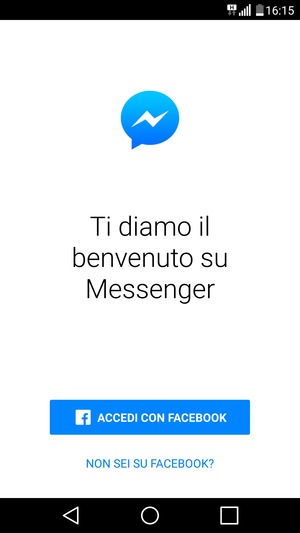 L'app è pronta per l'uso