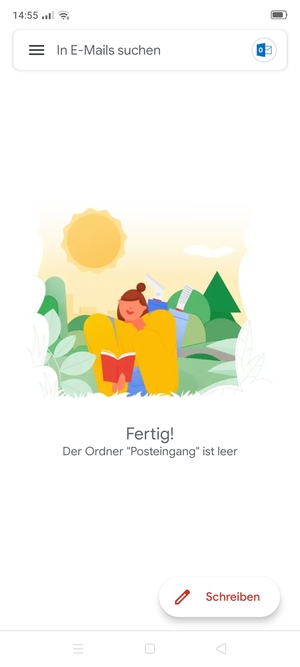 Ihr Gmail Konto ist einsatzbereit