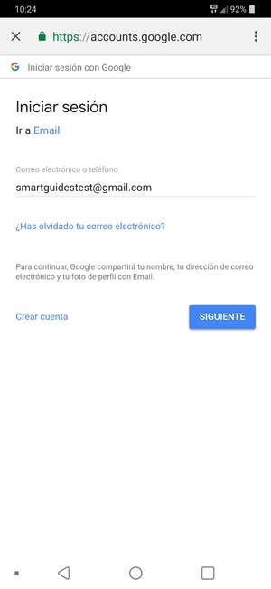 Seleccione SIGUIENTE