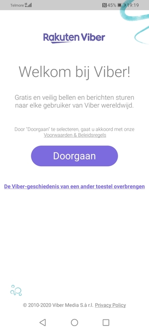 Uw app is klaar voor gebruik