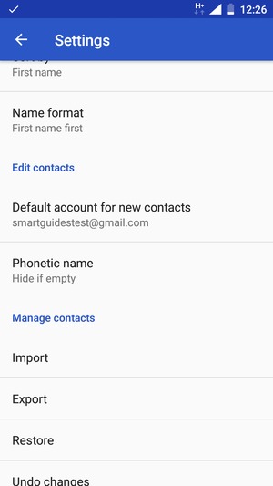 Your contacts will be saved to your Google account and saved to your phone the next time Google is synced.