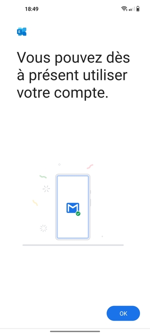 Sélectionnez OK