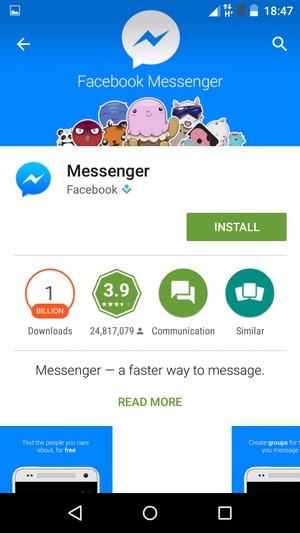 Select INSTALL