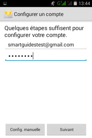 Saisissez votre adresse Gmail ou Hotmail et votre mot de passe. Sélectionnez Suivant